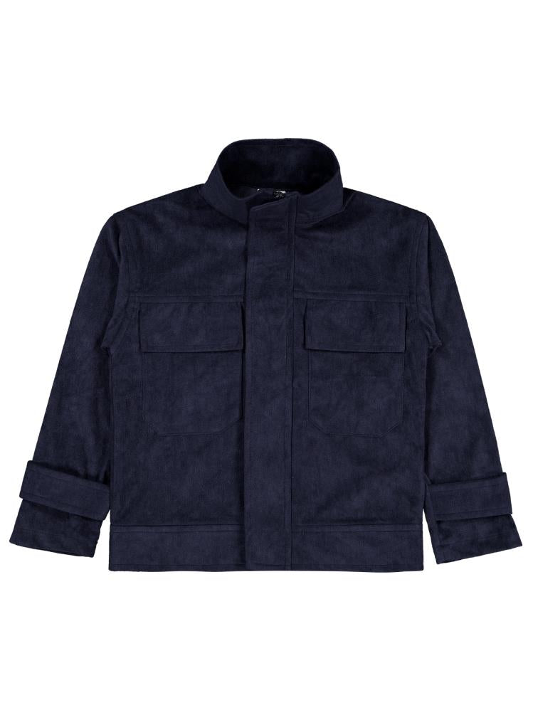 Pierre Cardin Dik Yaka 6-9 Yaş Mont - Mavi