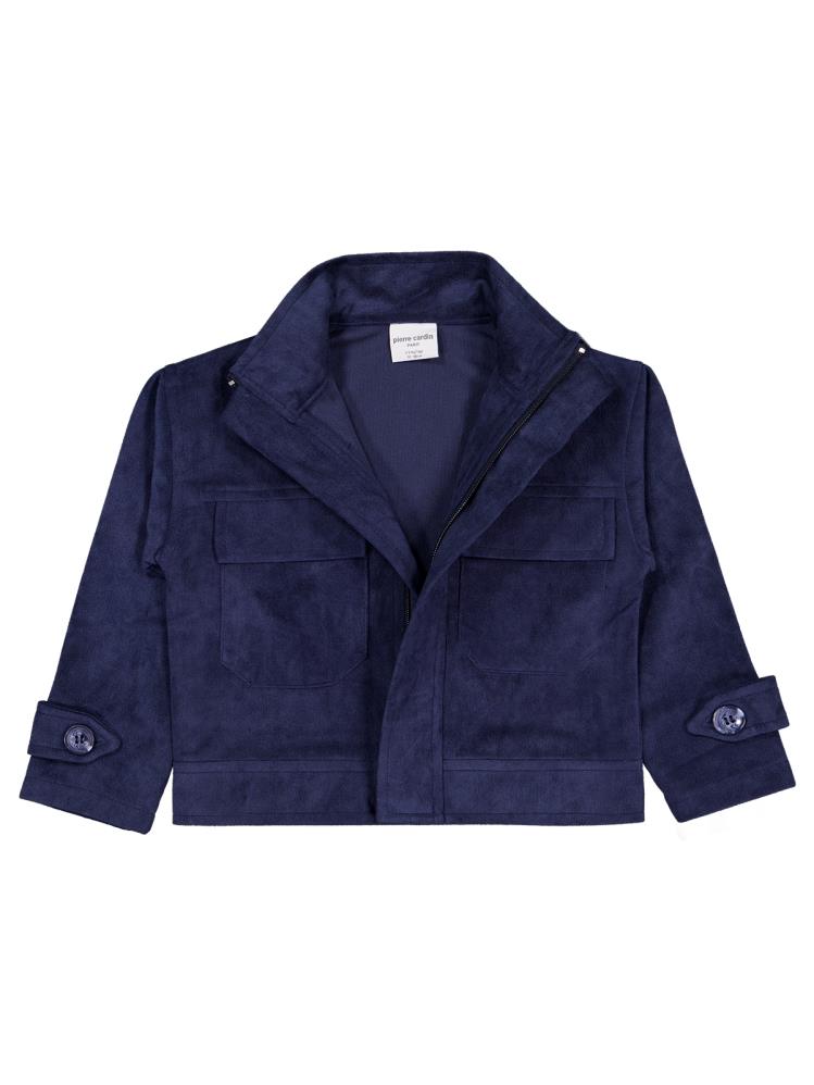 Pierre Cardin Dik Yaka 2-5 Yaş Mont - Mavi