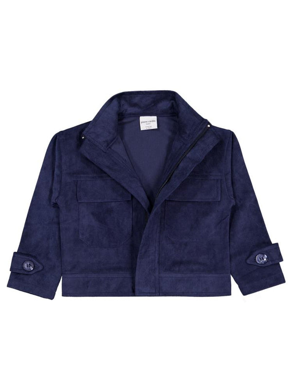 Pierre Cardin Dik Yaka 2-5 Yaş Mont - Mavi