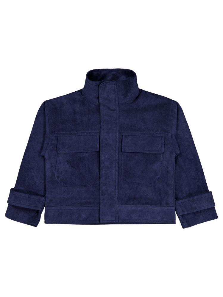 Pierre Cardin Dik Yaka 2-5 Yaş Mont - Mavi