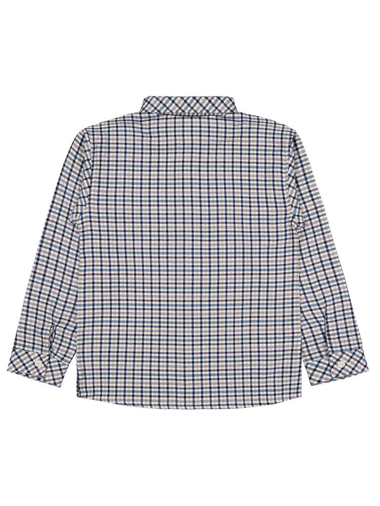 Pierre Cardin Ekoseli 6-9 Yaş Gömlek - Lacivert