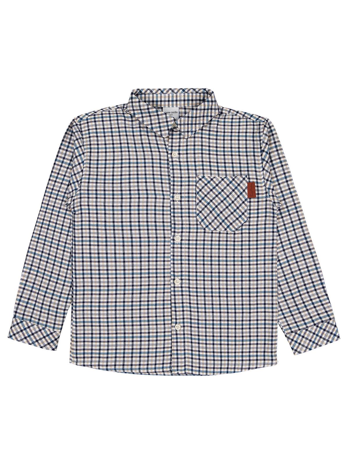 Pierre Cardin Ekoseli 6-9 Yaş Gömlek - Lacivert