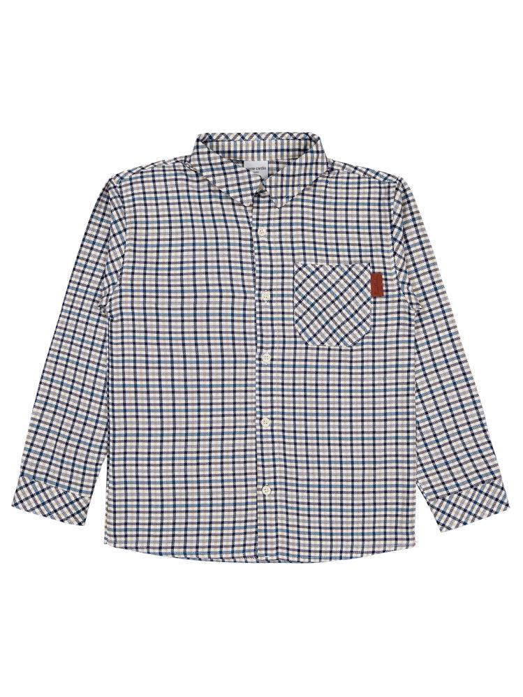 Pierre Cardin Ekoseli 6-9 Yaş Gömlek - Lacivert
