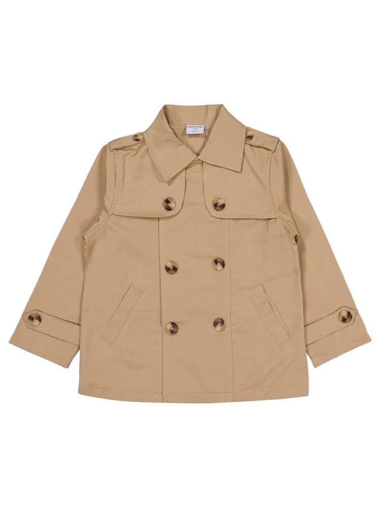 Pierre Cardin Gömlek Yaka 6-9 Yaş Mont - Bej