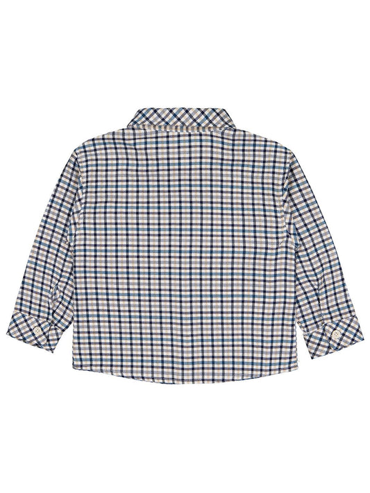 Pierre Cardin Ekoseli 2-5 Yaş Gömlek - Lacivert
