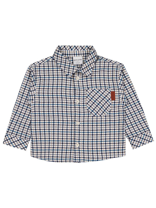Pierre Cardin Ekoseli 2-5 Yaş Gömlek - Lacivert
