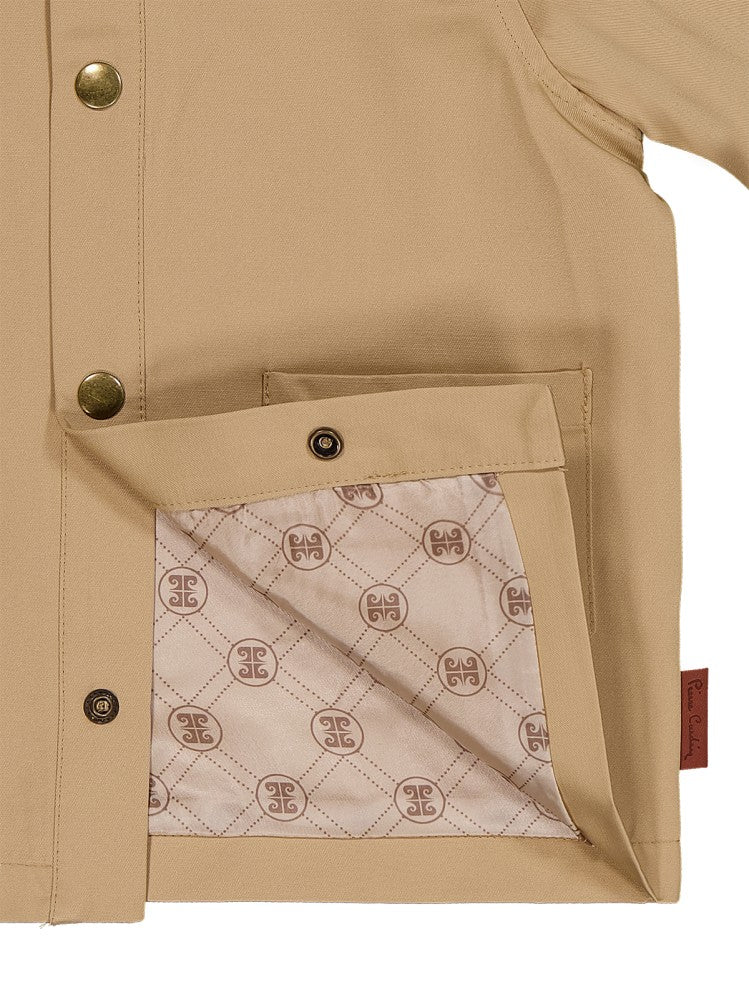 Pierre Cardin Gömlek Yaka 2-5 Yaş Mont - Bej