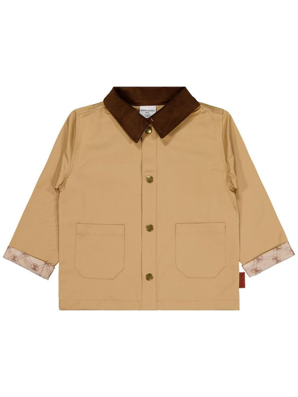 Pierre Cardin Gömlek Yaka 2-5 Yaş Mont - Bej