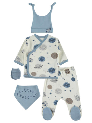 Civil Baby Gezegen Empirme 0-1 Ay Zıbın Takımları - Ekru