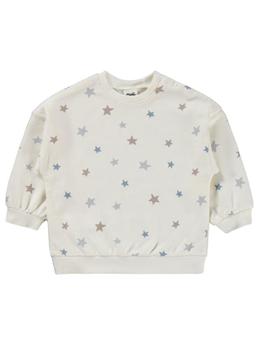 Civil Baby Yıldız Empirme 6-18 Ay Takım - Ekru