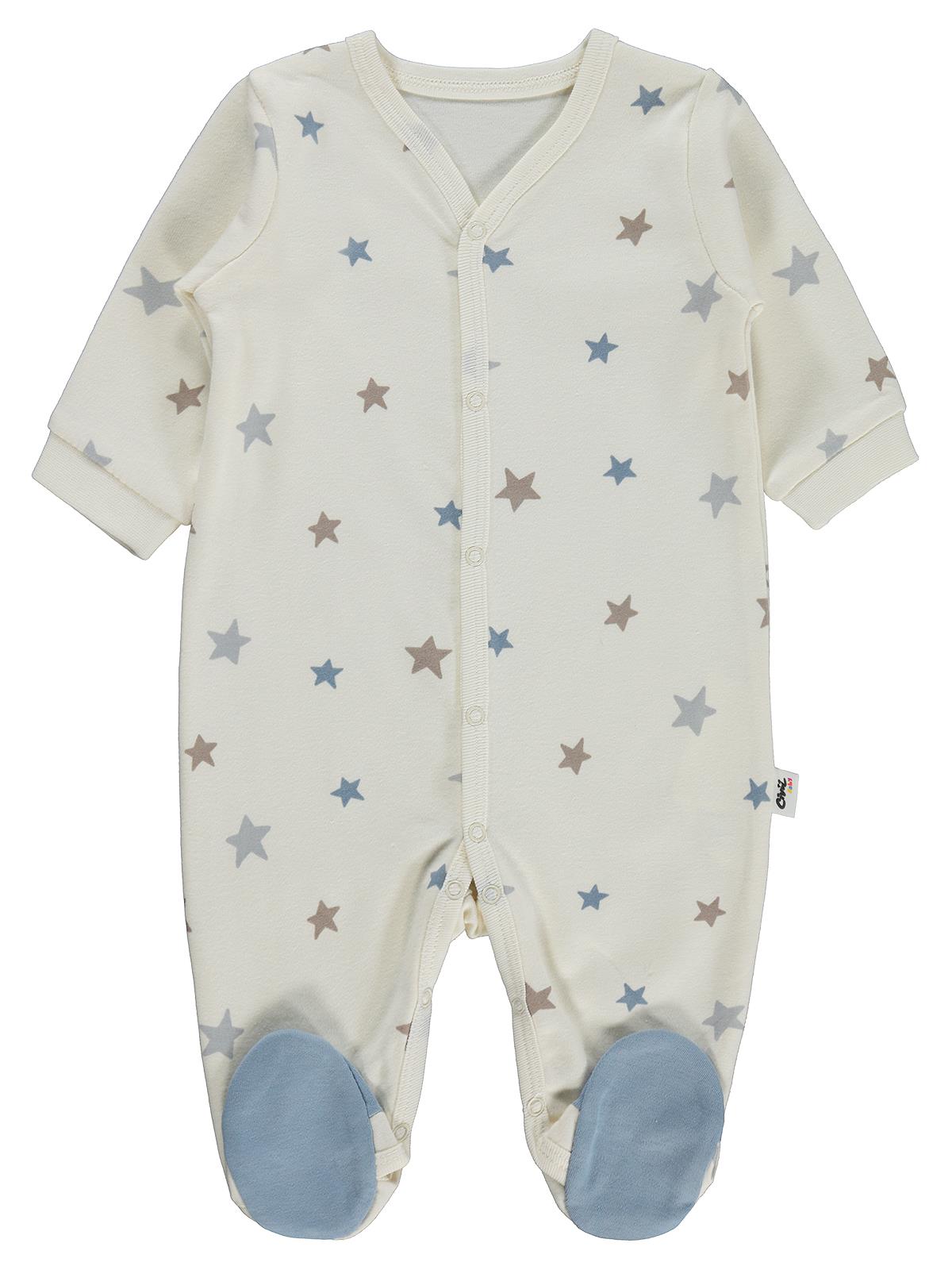Civil Baby Yıldız Empirme 1-9 AY Tulum - Ekru