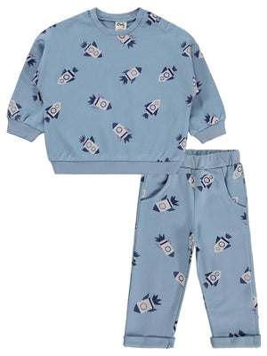 Civil Baby Roket Empirme 6-18 Ay Takım - Mavi