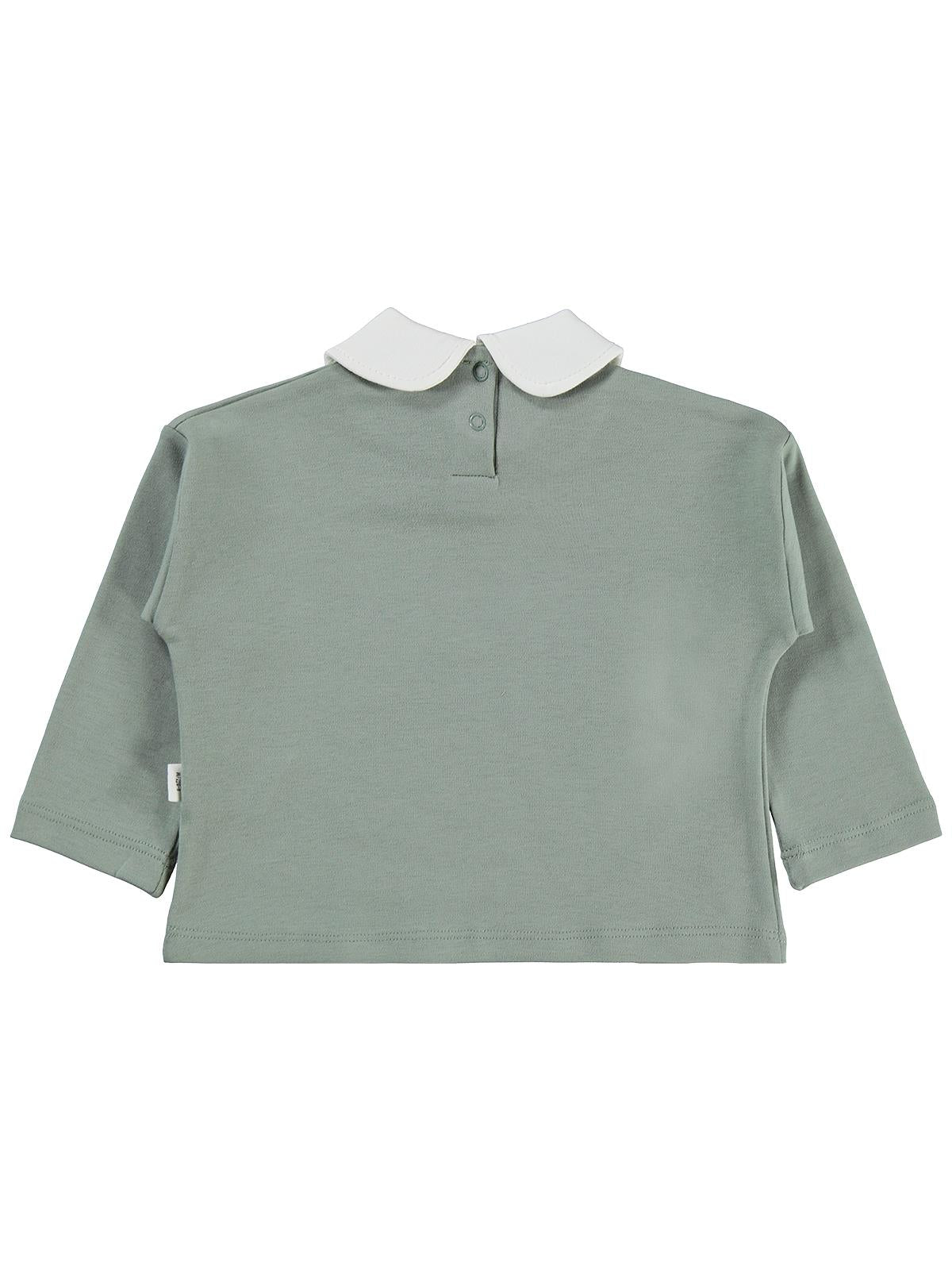 Civil Baby Çiçek Baskılı 6-18 Ay Sweatshirt - Yeşil