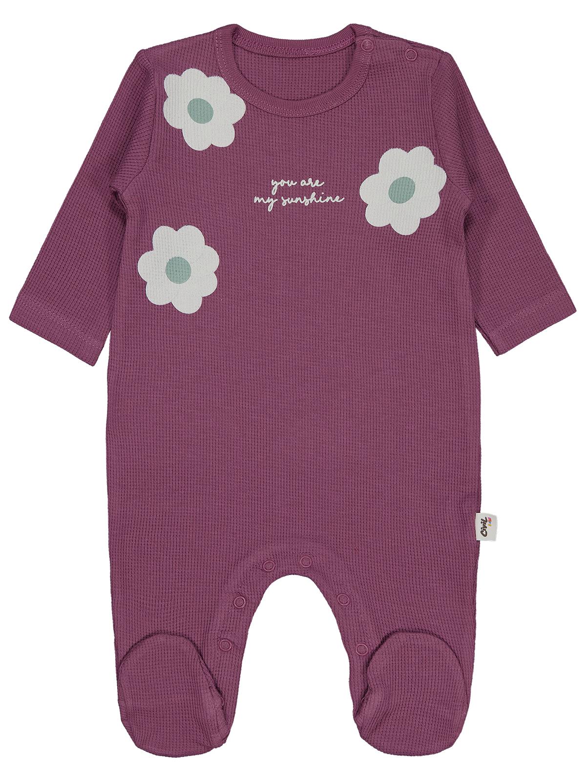 Civil Baby My Sunshine Baskılı 1-9 Ay Tulum - Pembe