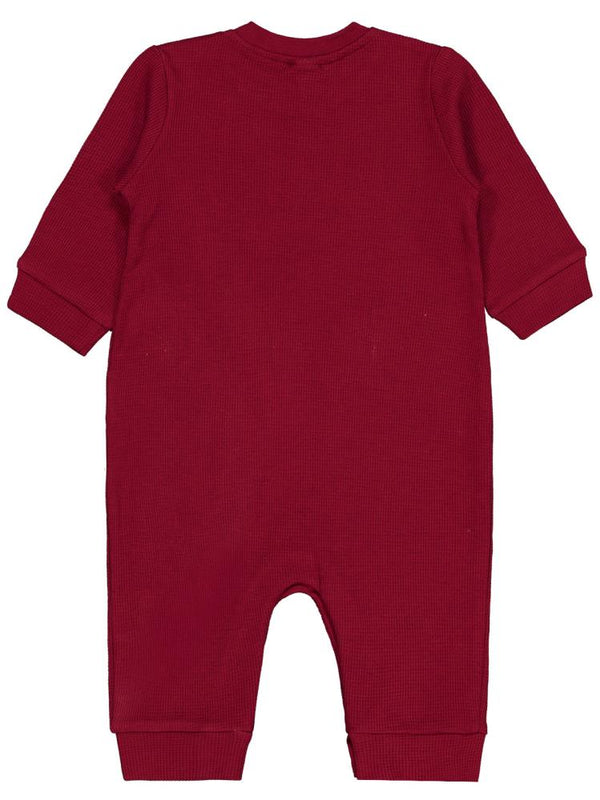 Civil Baby 26 Baskılı 6-18 Ay Tulum - Bordo