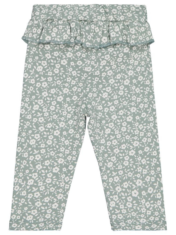 Civil Baby Çiçek Empirme 6-18 Ay Tek Alt Bebe - Yeşil