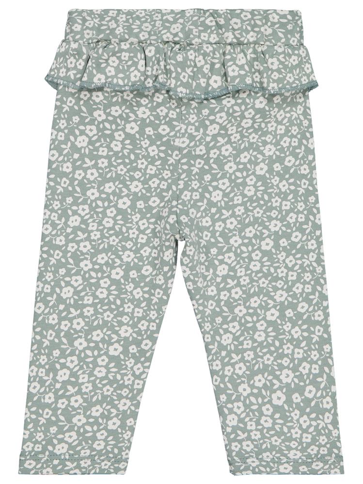 Civil Baby Çiçek Empirme 6-18 Ay Tek Alt Bebe - Yeşil