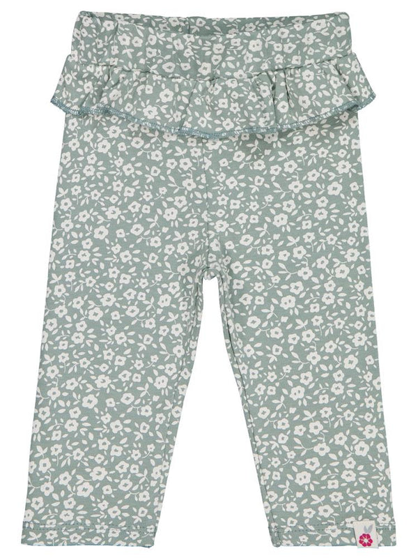 Civil Baby Çiçek Empirme 6-18 Ay Tek Alt Bebe - Yeşil