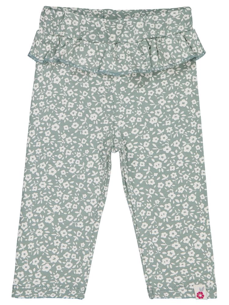 Civil Baby Çiçek Empirme 6-18 Ay Tek Alt Bebe - Yeşil