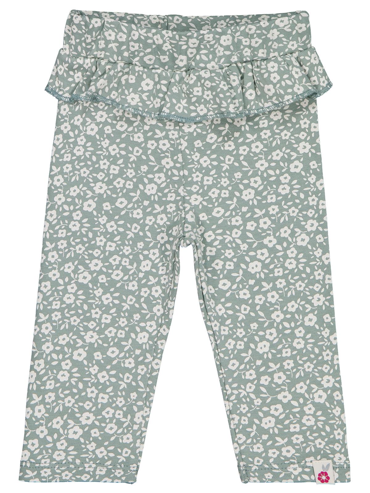 Civil Baby Çiçek Empirme 6-18 Ay Tek Alt Bebe - Yeşil