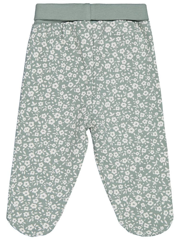 Civil Baby Çiçek Empirme 1-9 Ay Tek Alt Bebe - Yeşil