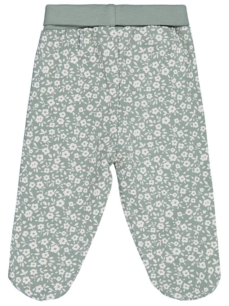 Civil Baby Çiçek Empirme 1-9 Ay Tek Alt Bebe - Yeşil