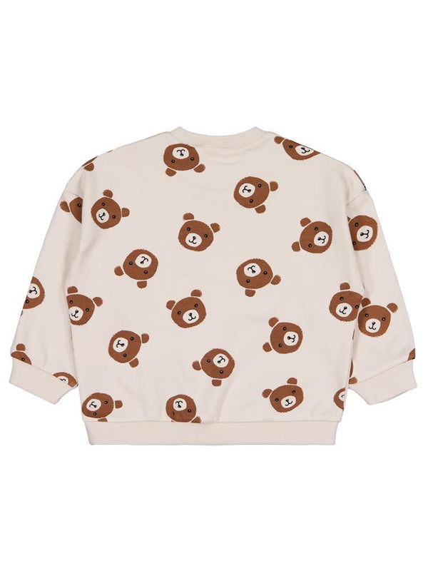 Civil Baby Ayı Baskı 6-18 Ay Sweatshirt - Bej