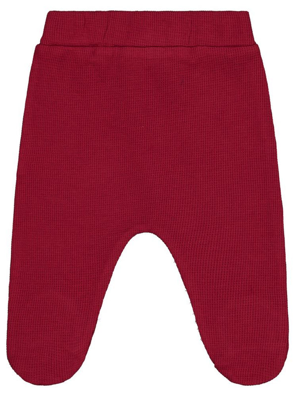 Civil Baby 26 Baskılı 1-9 Ay Tek Alt Bebe - Bordo