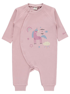 Civil Baby Unicorn Baskılı 6-18 Ay Tulum - Pembe