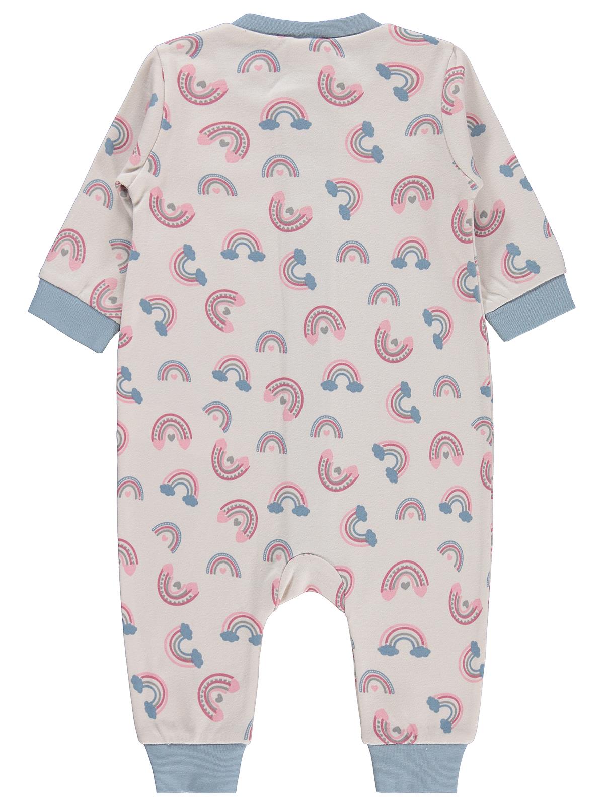 Civil Baby Gökkuşağı Empirme 6-18 Ay Tulum - Pembe