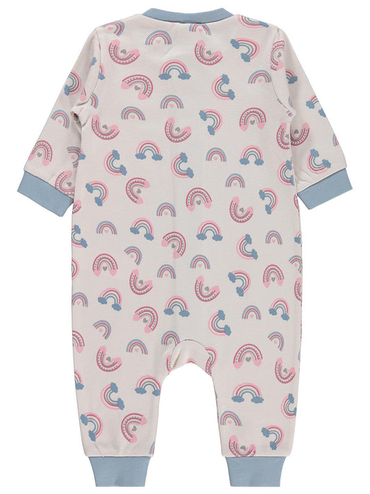 Civil Baby Gökkuşağı Empirme 6-18 Ay Tulum - Pembe