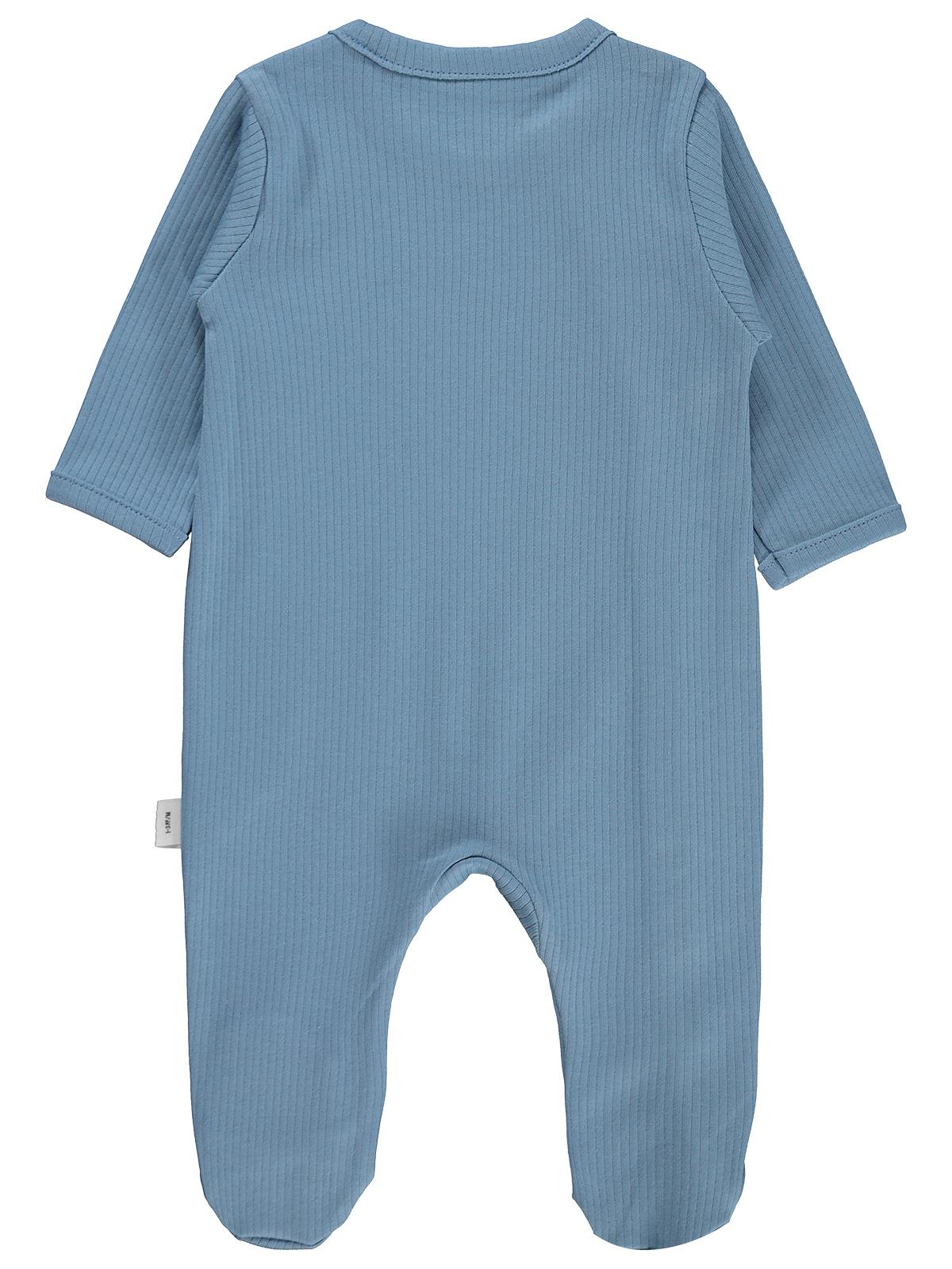 Civil Baby Unicorn Baskılı 1-9 Ay Tulum - Mavi