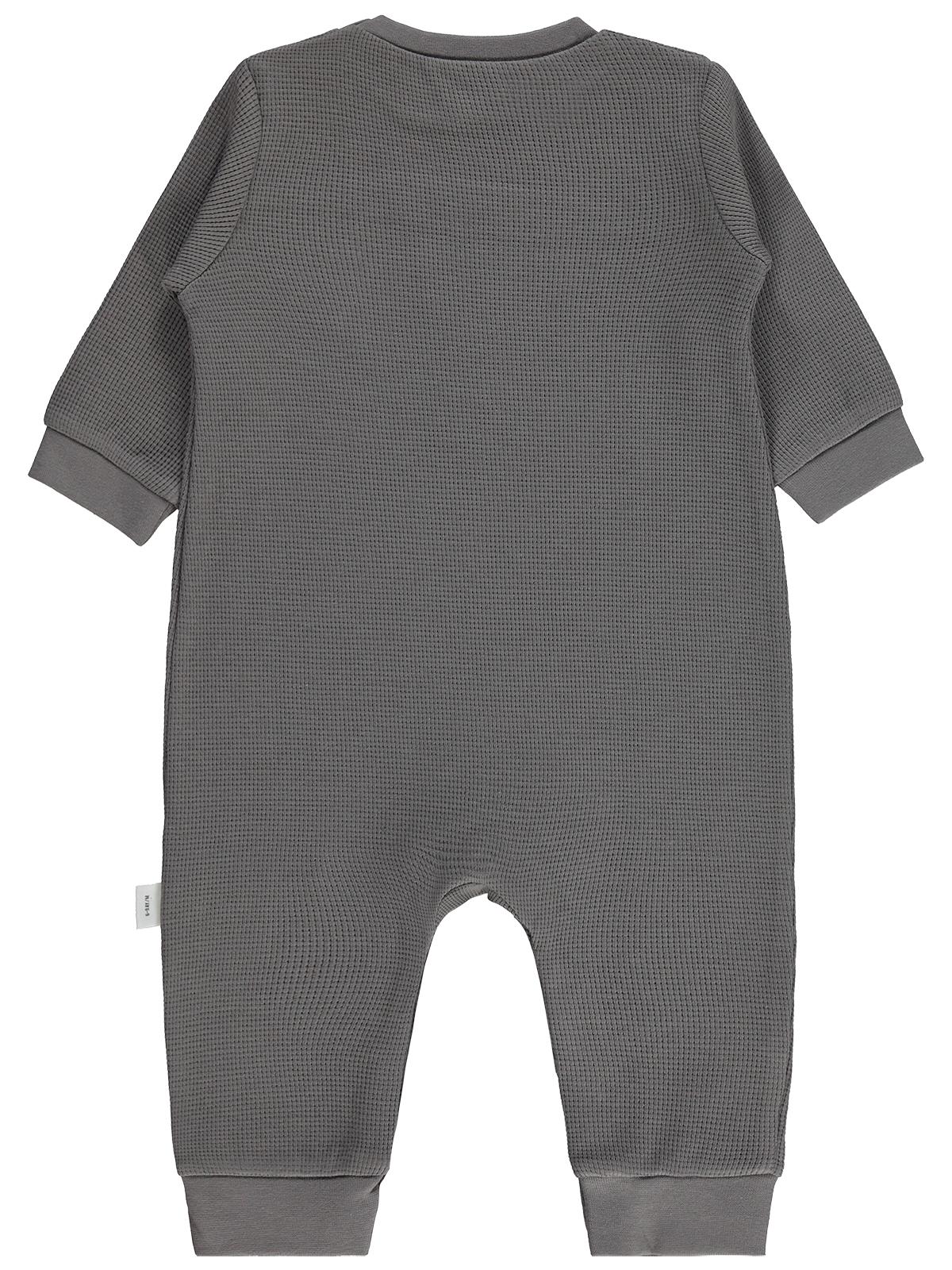 Civil Baby Zürafa Baskılı 6-18 Ay Tulum - Gri