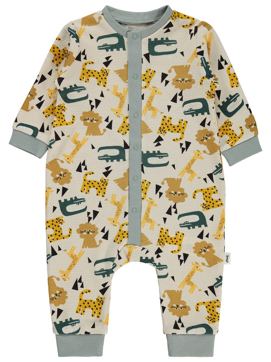 Civil Baby Hayvanlar Empirme 6-18 Ay Tulum - Gri