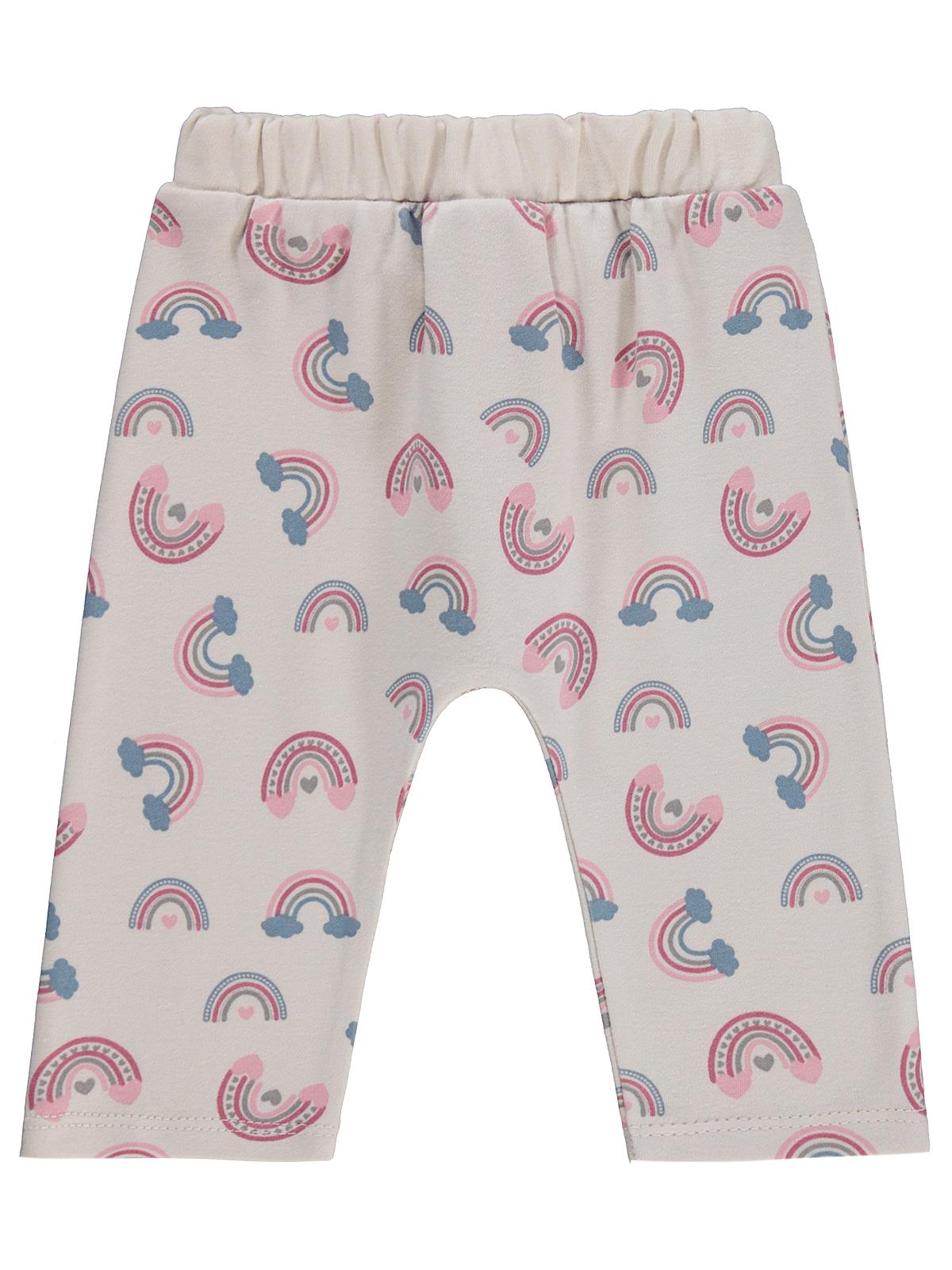 Civil Baby Gökkuşağı Empirme 6-18 Ay Tek Alt Bebe - Bej