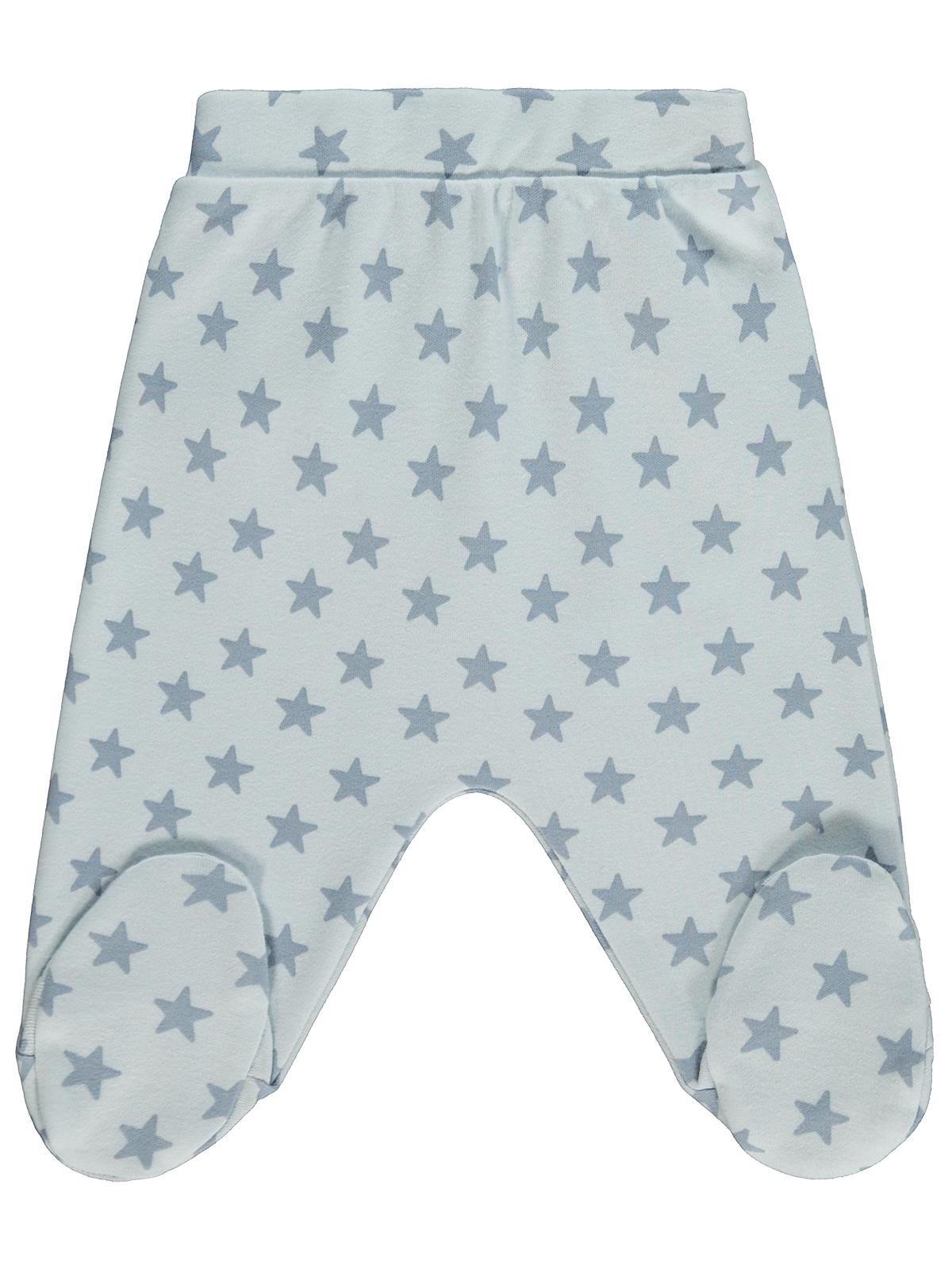 Civil Baby Yıldız Empirme 1-9 Ay Tek Alt Bebe - Mavi