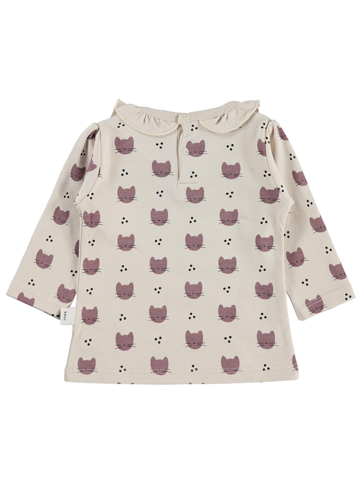 Civil Baby Kedi Empirme 6-18 Ay Sweatshirt - Bej