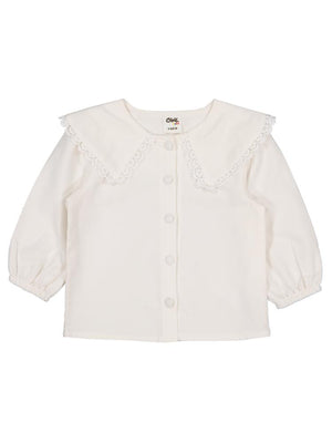 Civil Baby Kadife 6-18 Ay Gömlek - Ekru