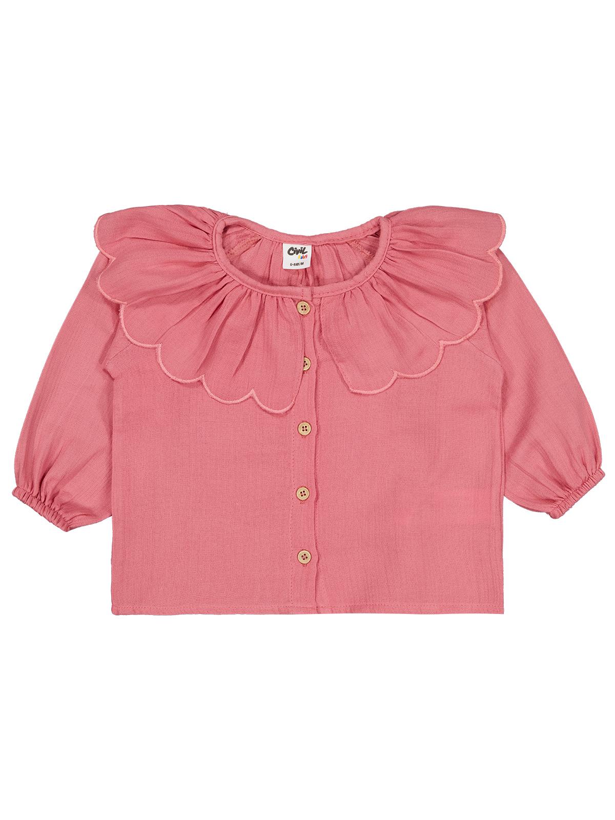 Civil Baby Düz 6-18 Ay Gömlek - Turuncu