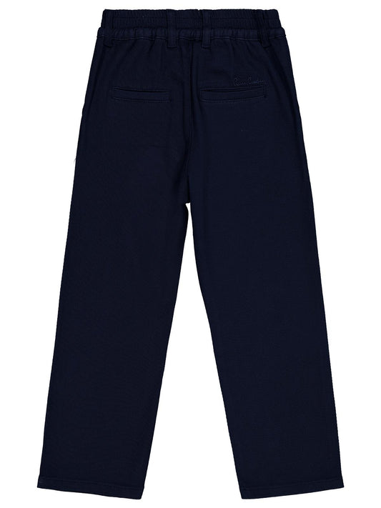 Pierre Cardin Nakışlı Pantolon | Gabardin | Okul Kreş ve Günlük Kullanım - Lacivert
