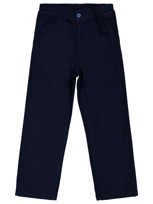 Pierre Cardin Nakışlı Pantolon | Gabardin | Okul Kreş ve Günlük Kullanım - Lacivert