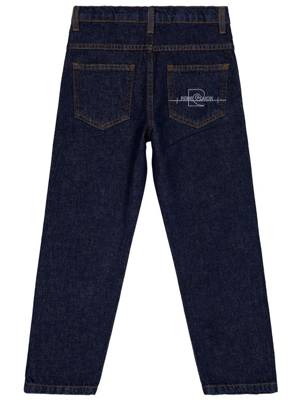 Pierre Cardin Nakışlı 5 Cep 10-12 Yaş Pantolon - Lacivert