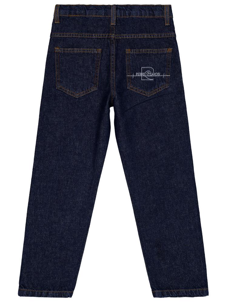 Pierre Cardin Nakışlı 5 Cep 10-12 Yaş Pantolon - Lacivert