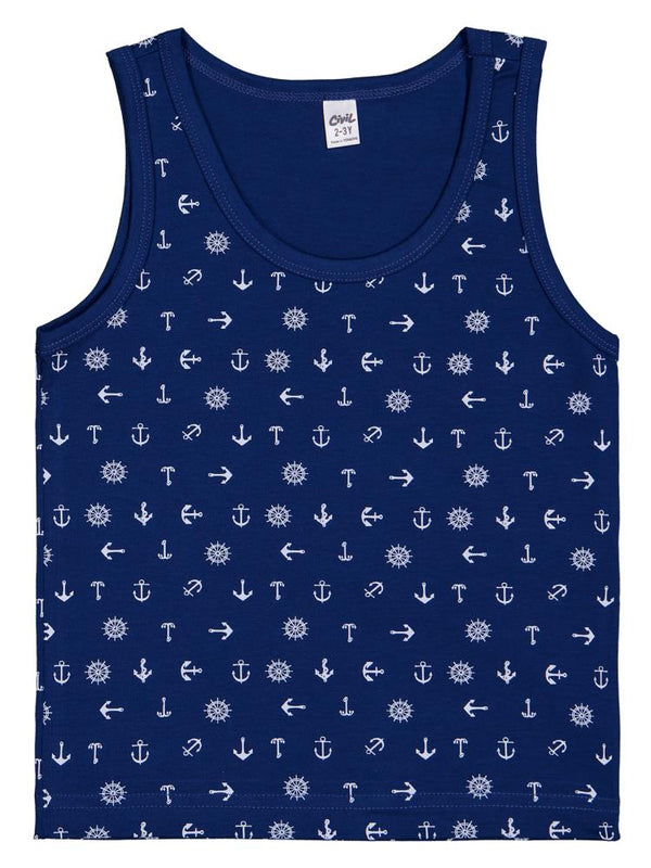 Civil Boys Sailor 2-10 Yaş Erkek Çocuk 2'li Atlet