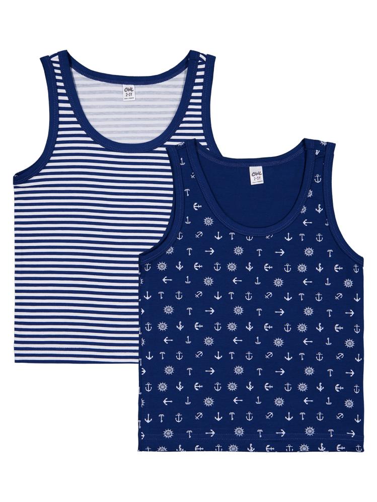 Civil Boys Sailor 2-10 Yaş Erkek Çocuk 2'li Atlet