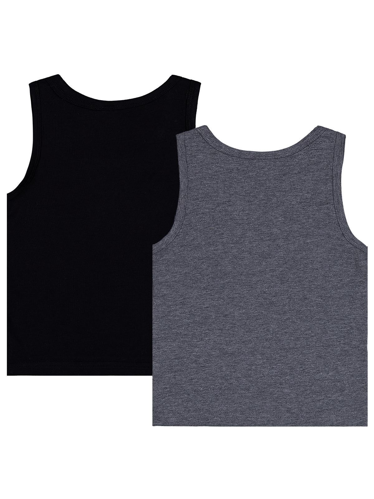 Civil Boys Gri-Siyah 2-12 Yaş Erkek Çocuk 2'li Atlet