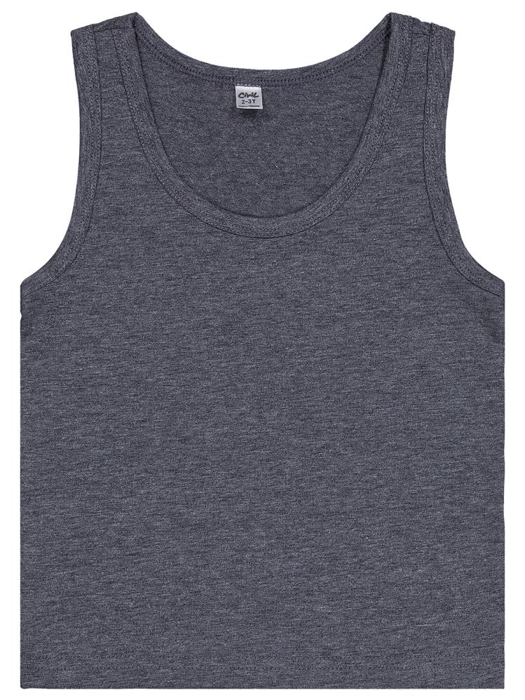 Civil Boys Gri-Siyah 2-12 Yaş Erkek Çocuk 2'li Atlet