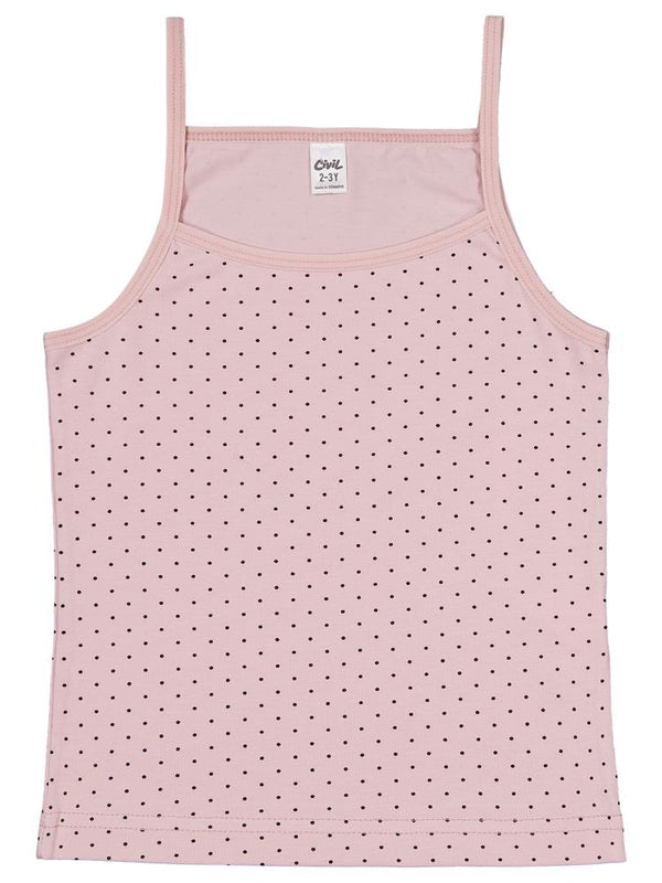 Civil Girls Gülkurusu-Siyah  2-10 Yaş Kız Çocuk 2'li Atlet