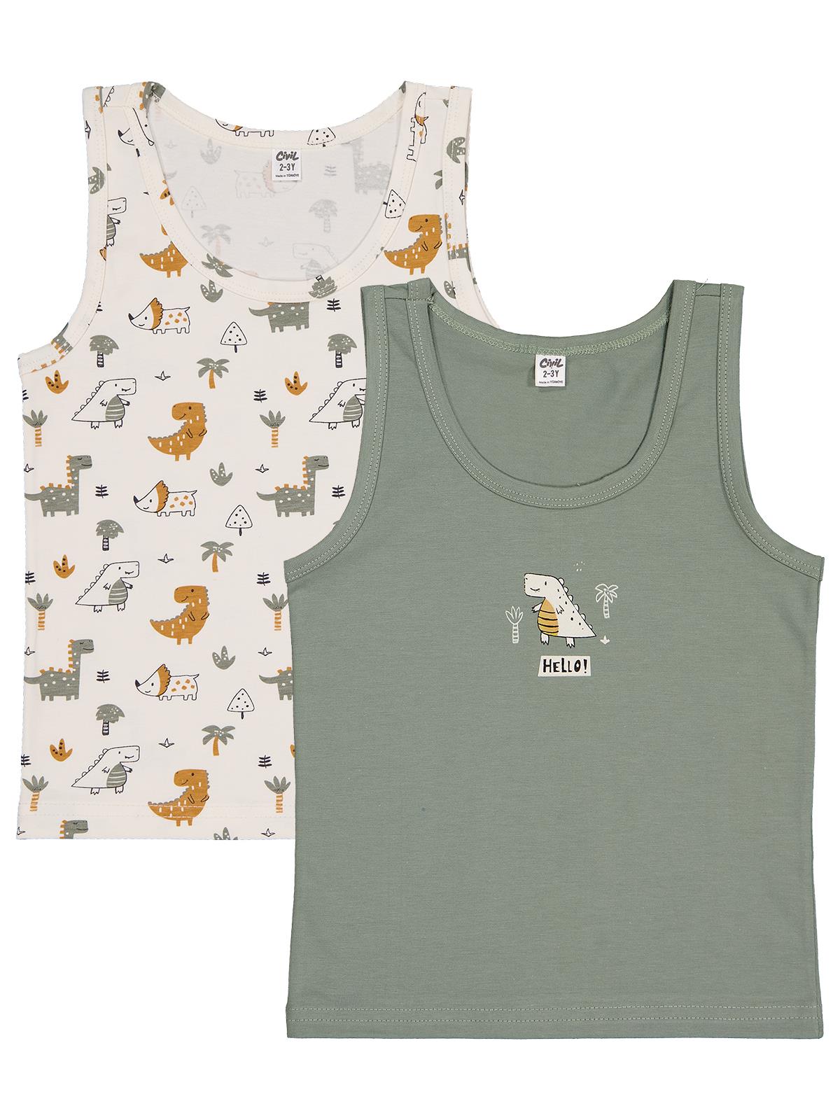 Civil Boys Dinazor 2-8 Yaş Erkek Çocuk 2'li Atlet