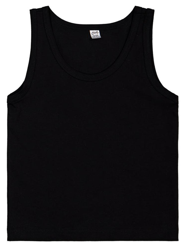 Civil Boys Siyah-Beyaz 2-12 Yaş Erkek Çocuk 2'li Atlet